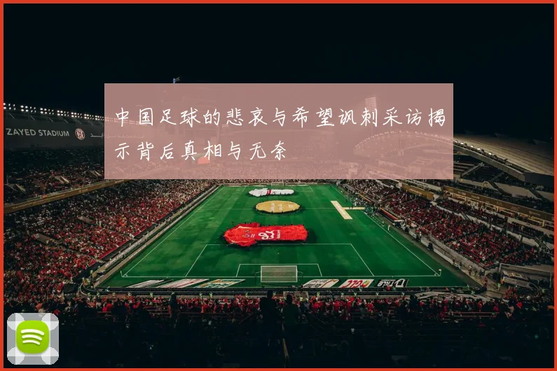 中国足球的悲哀与希望讽刺采访揭示背后真相与无奈